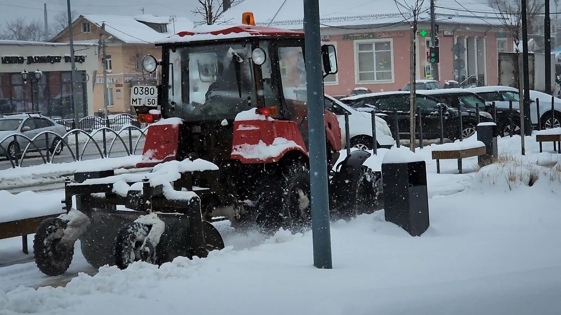 Бронницы, Уборка снега, Последствия снегопада,