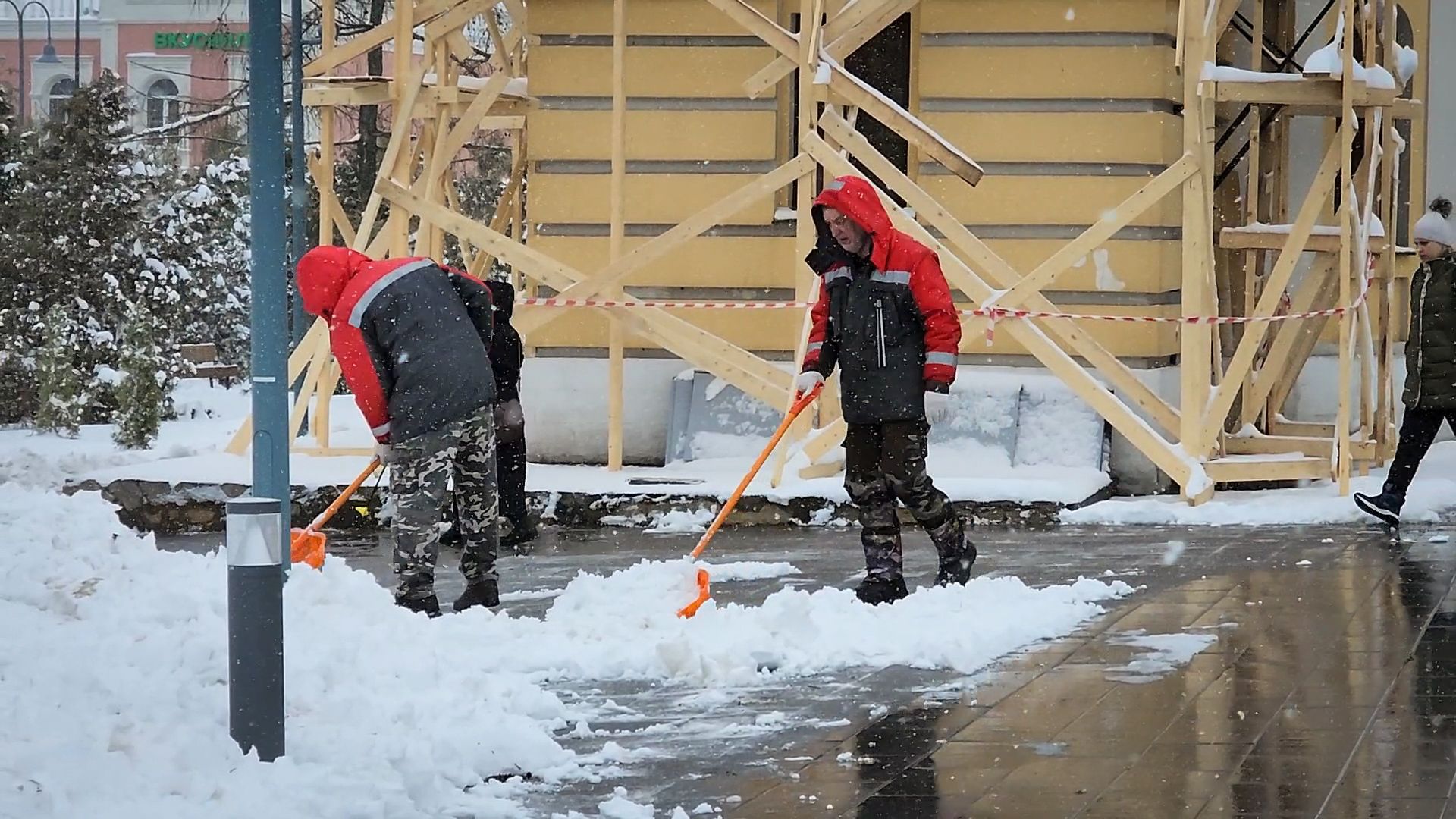 Бронницы, Уборка снега, Последствия снегопада,