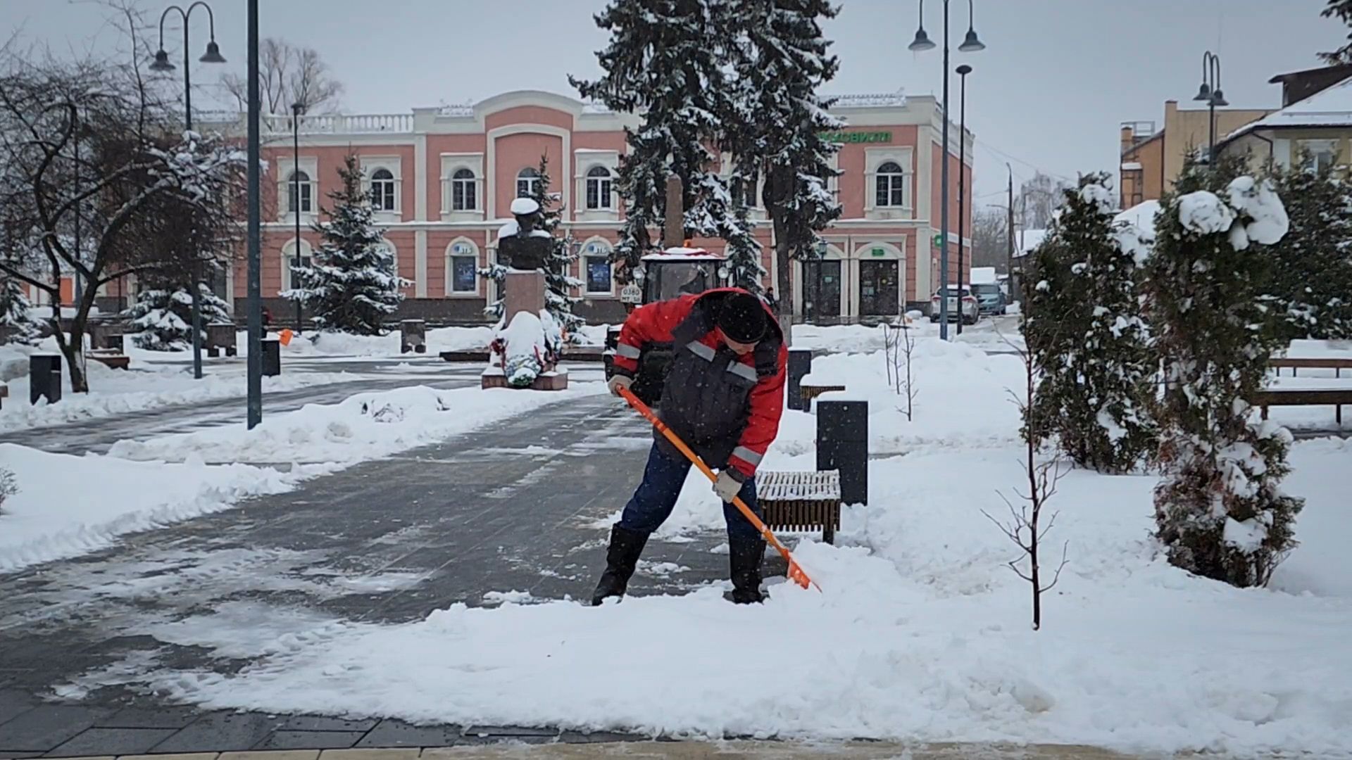 Бронницы, Уборка снега, Последствия снегопада,