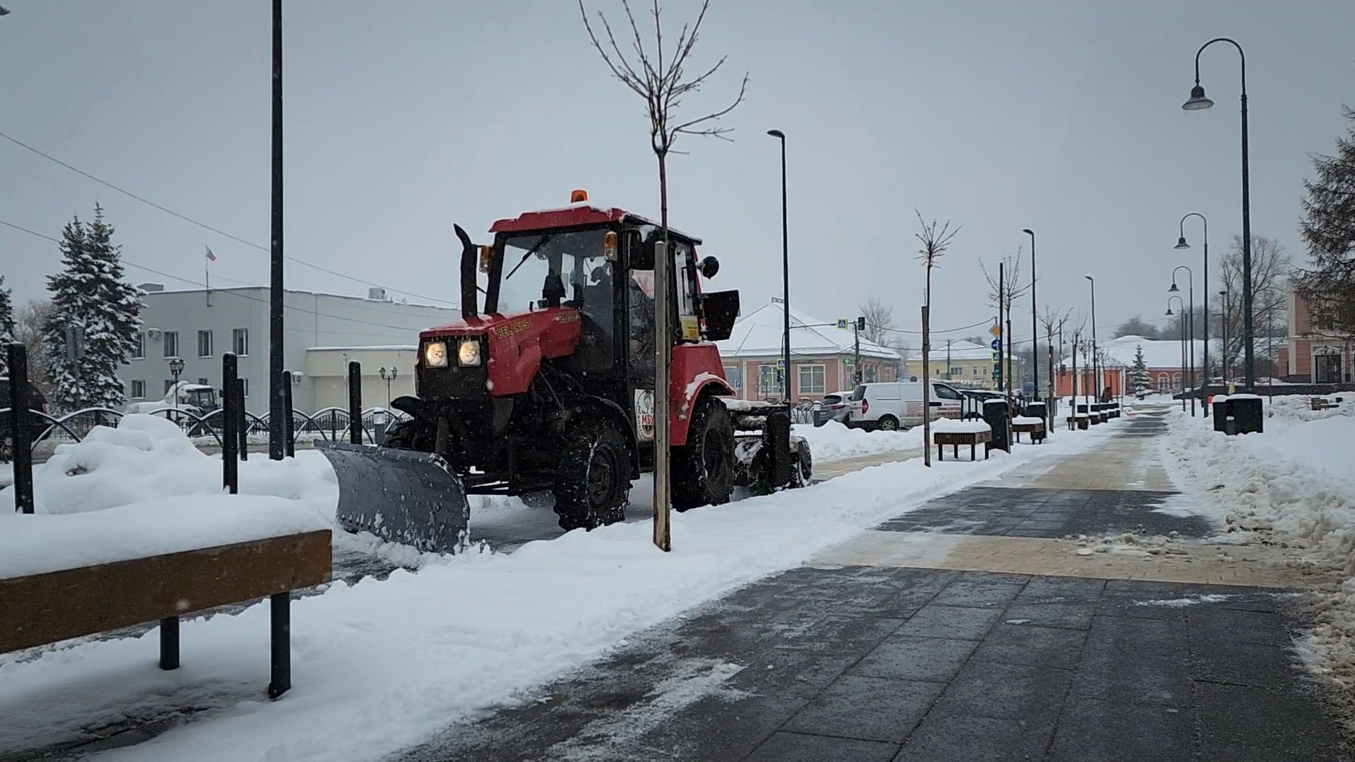 Бронницы, Уборка снега, Последствия снегопада,