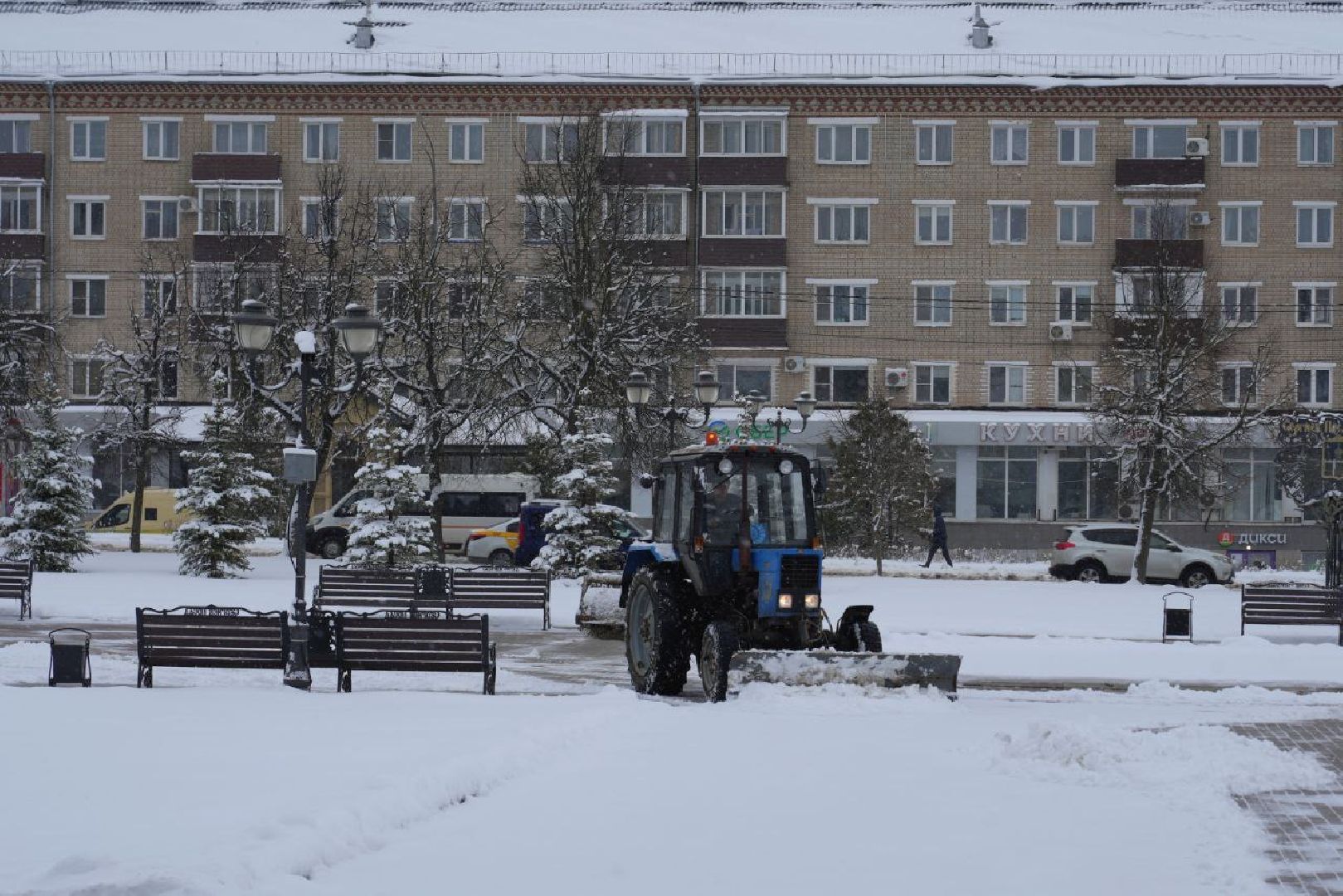 благоустройство, снегопад, сергиев посад, сергиево-посадский городской округ, уборка снега, апрельский снегопад,