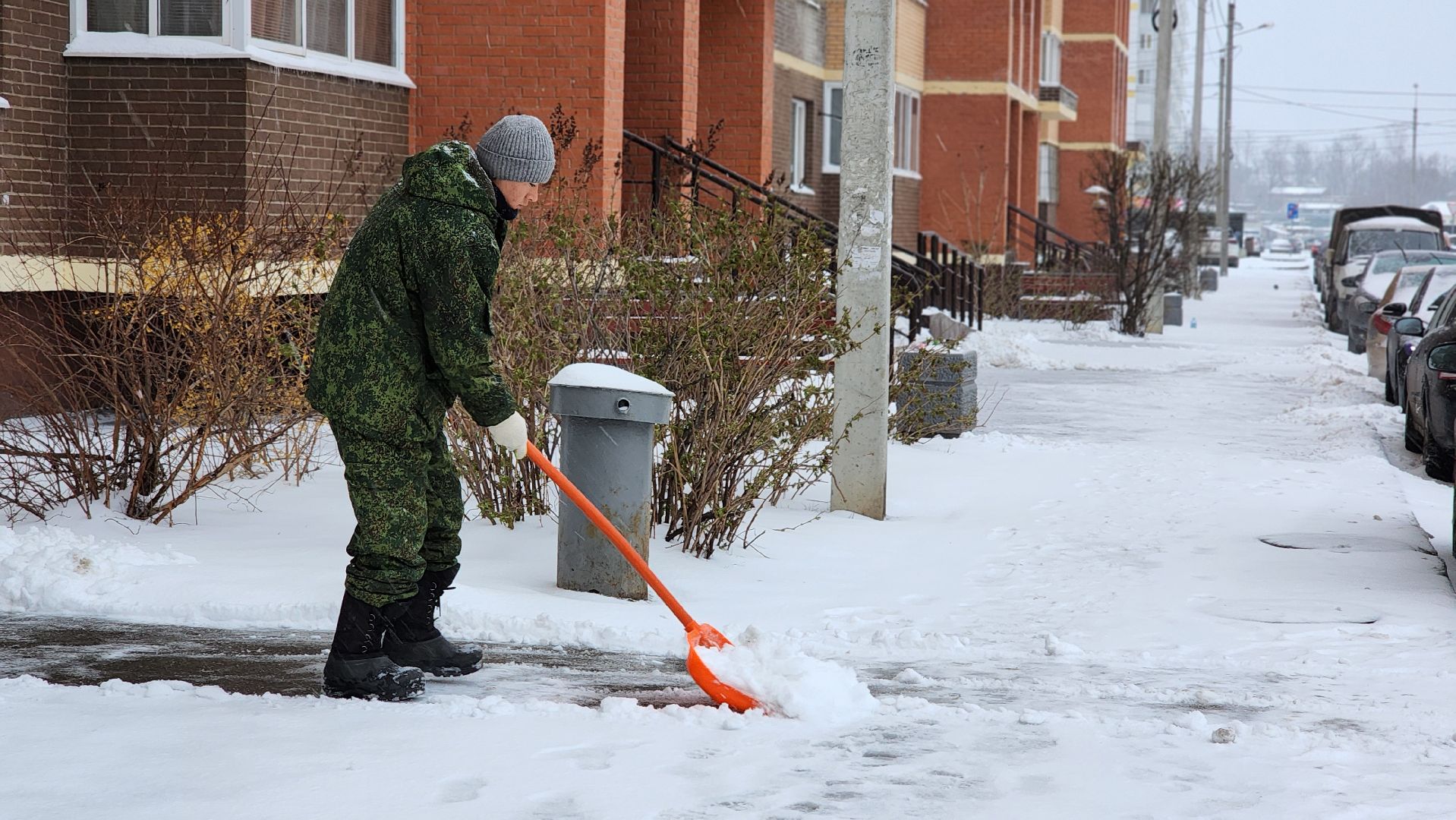 ЖКХ, уборка снега, снегопад, Лосино-Петровский,