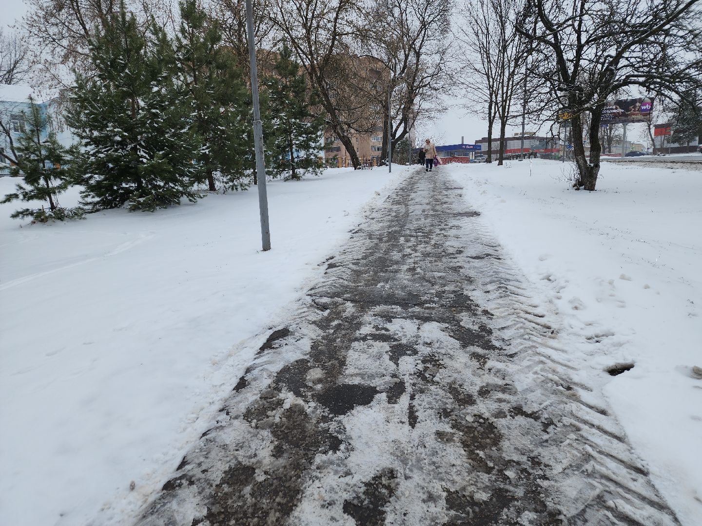 очистка дорог от снега, орехово-зуевский округ,