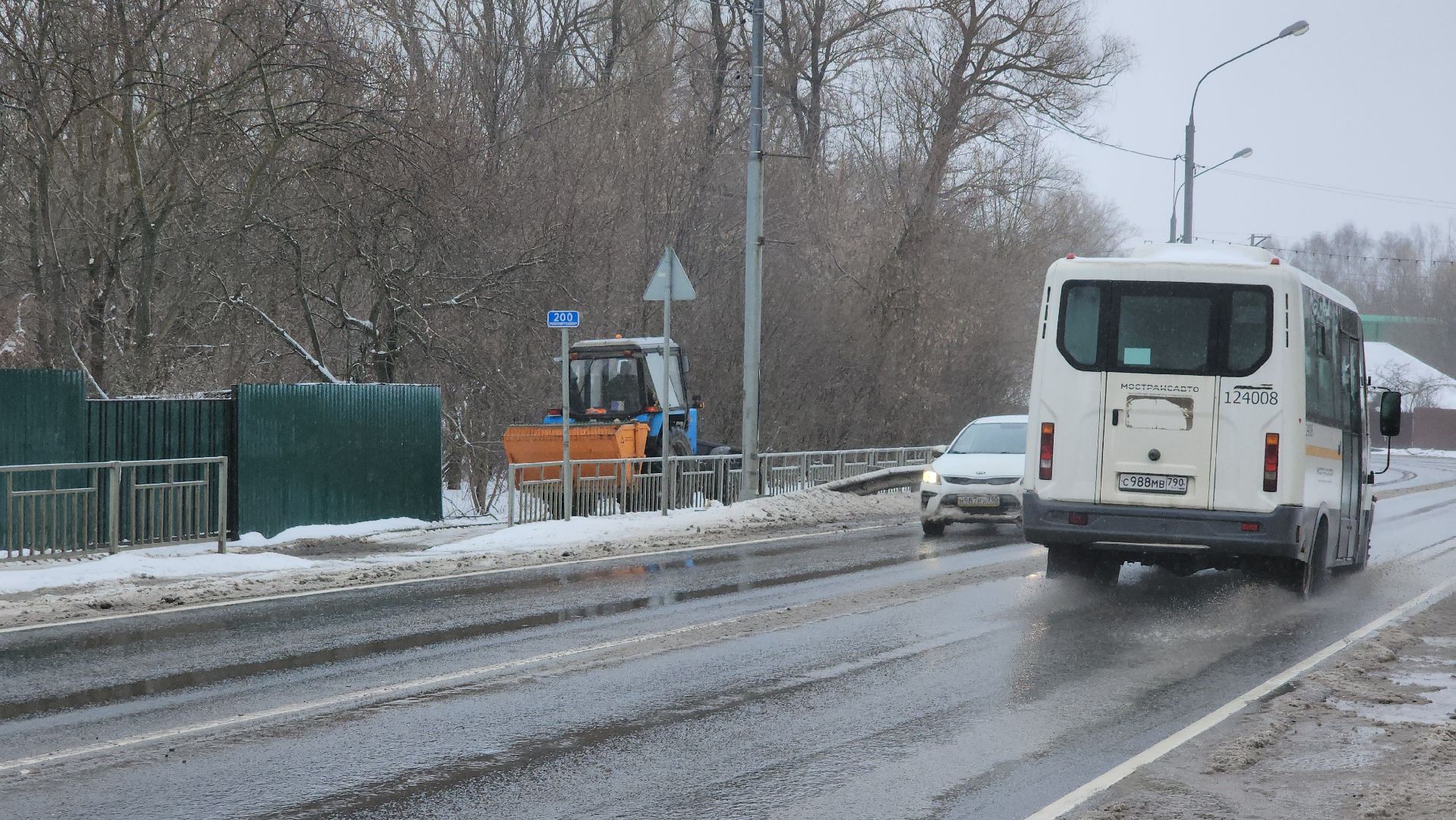 очистка дорог от снега, орехово-зуевский округ,
