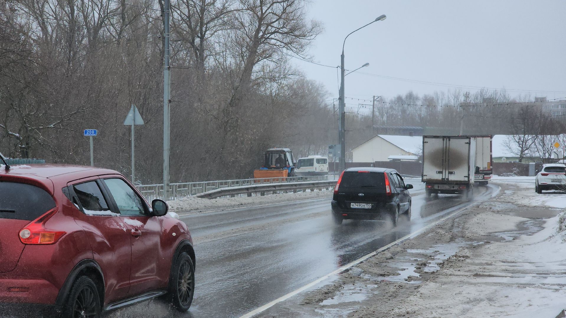 очистка дорог от снега, орехово-зуевский округ,
