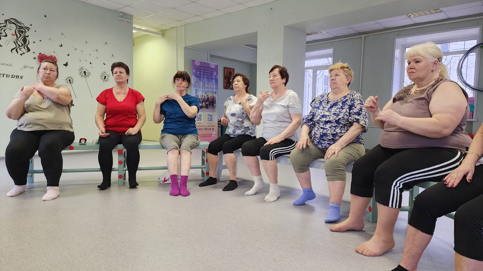 кашира, спорт, активное долголетие, фитнес, гимнастика, ожерелье,