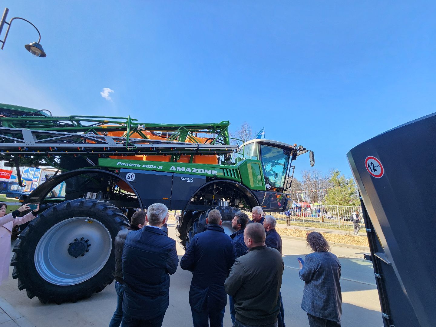 Зарайск, Зарайская нива, Выставка сельскохозяйственной техники, Уникальная машина для опрыскивания,самоходный опрыскиватель,