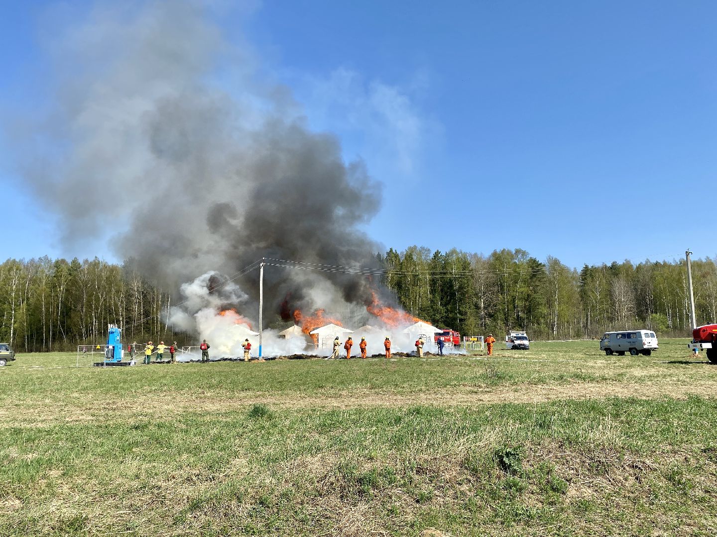 Клин, учения, безопасность, МЧС