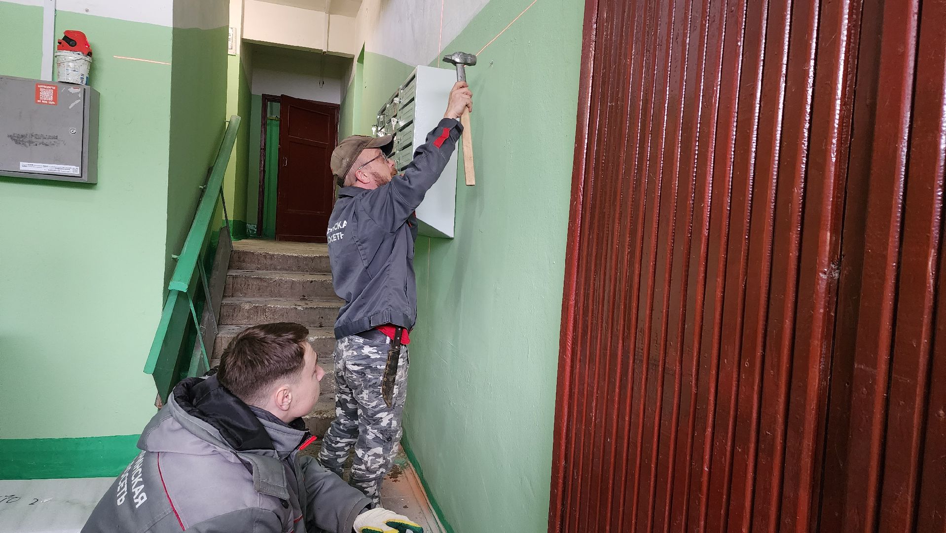 ремонт подъезда, жкх, истра,