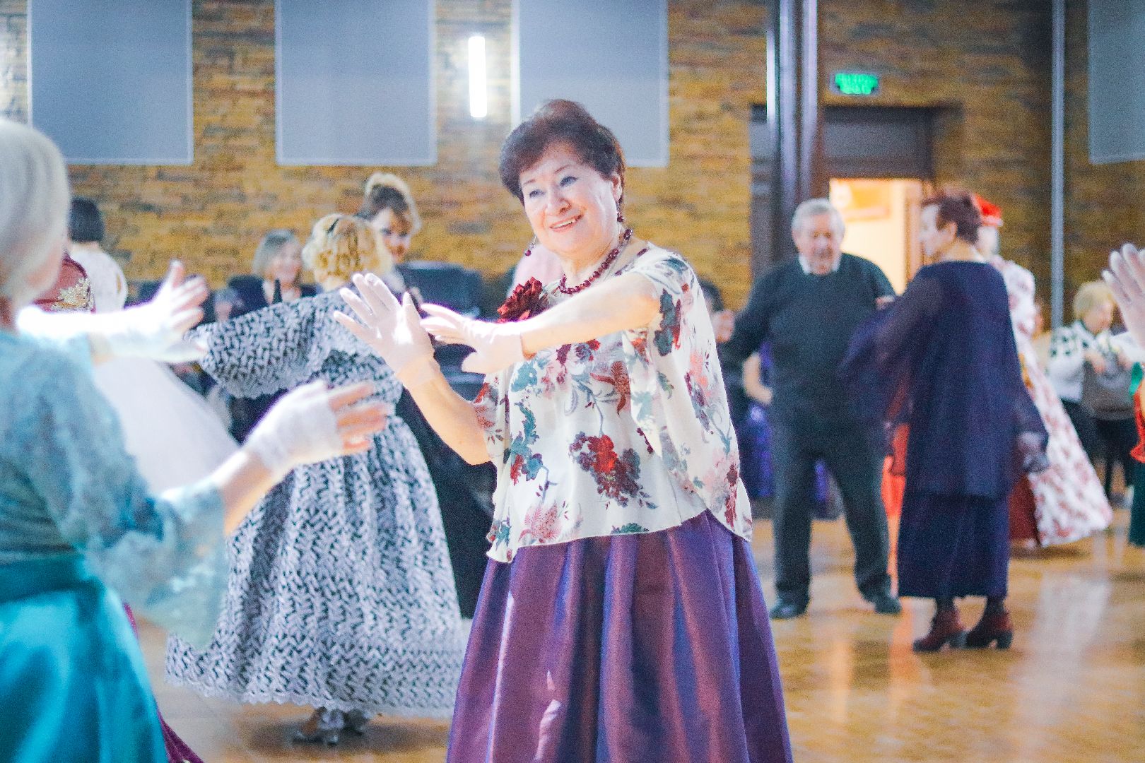 общество, клин, активное долголетие, исторический бал, танцы,