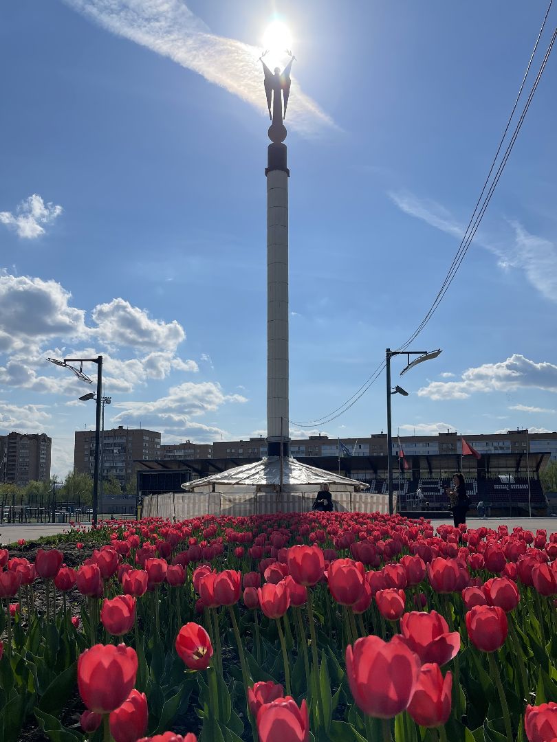 Одинцово, площадь, благоустройство, цветы,