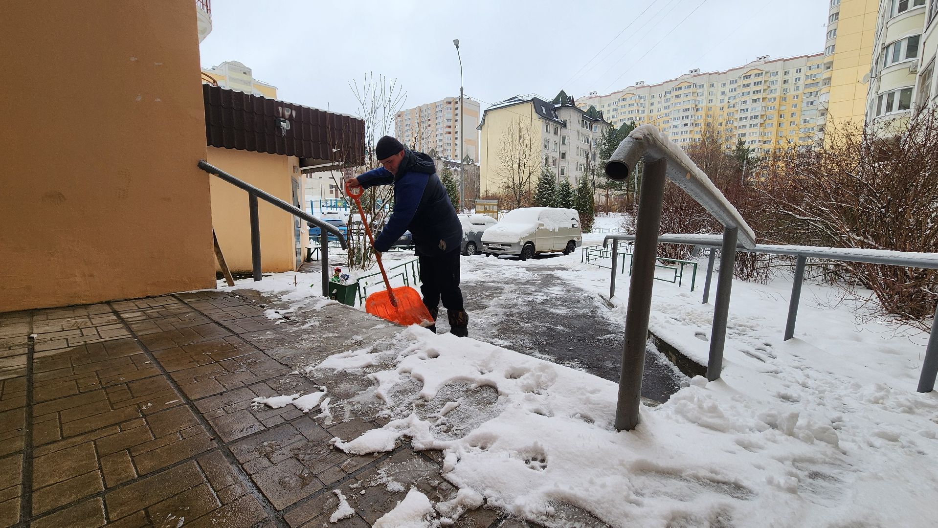 солнечногорск, снегопад, рекинцо-2, жкх, уборка дворов,