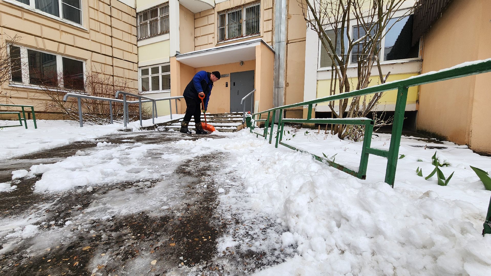 солнечногорск, снегопад, рекинцо-2, жкх, уборка дворов,