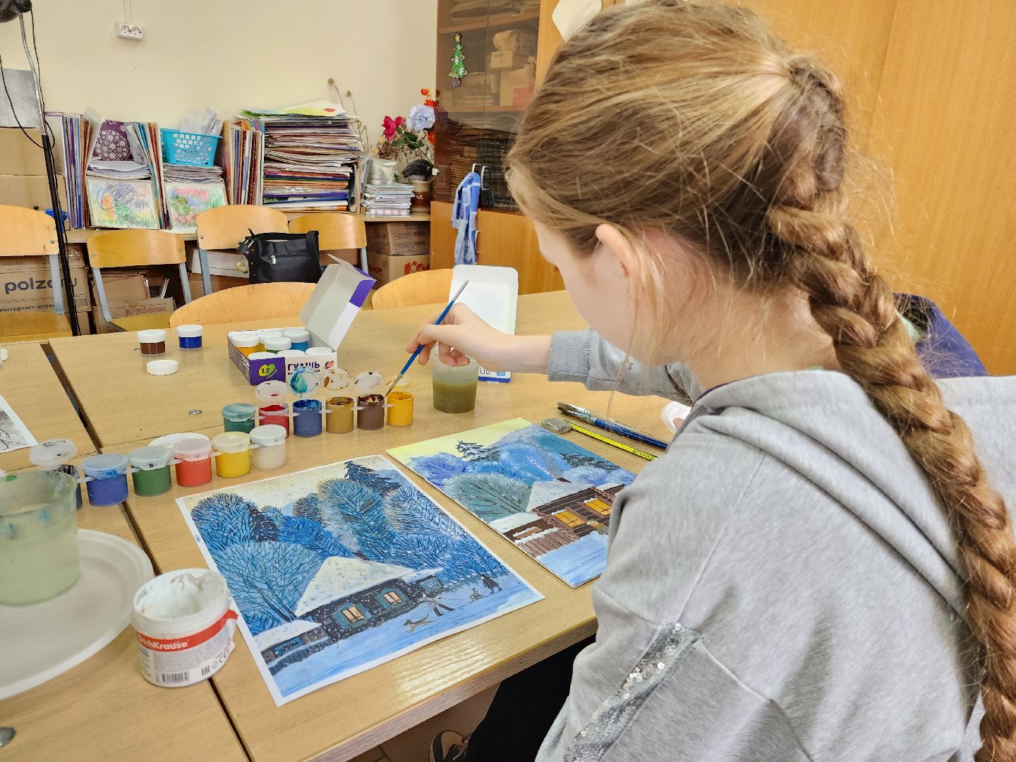 ногинск, жены участников сво, рисование, мастер класс, общество, художник,