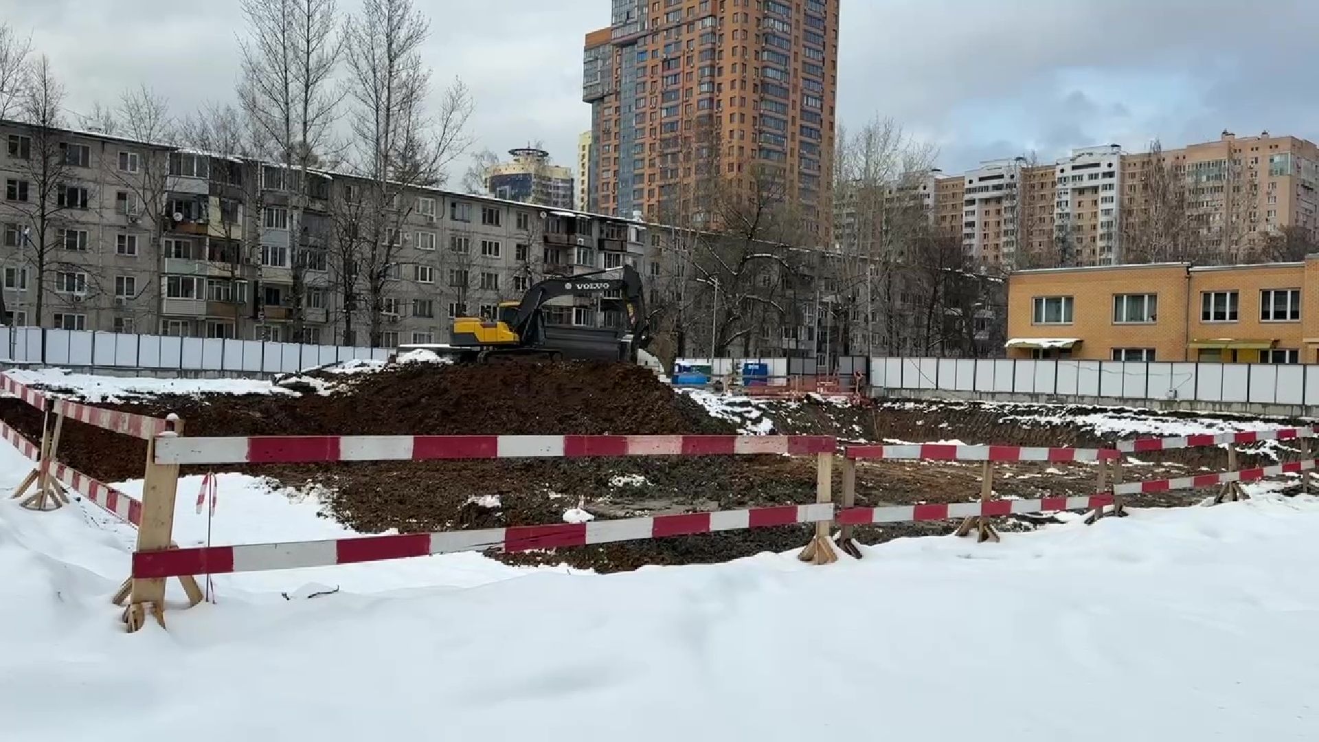 реутов, строительство, детский сад, дорожка,