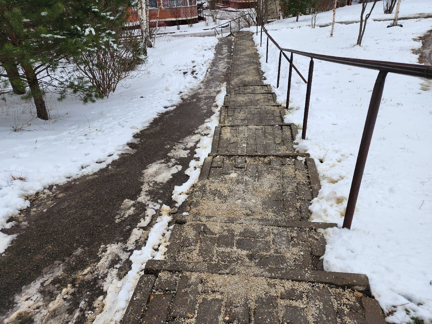 фрязино, снегопад, уборка снега, дворники,