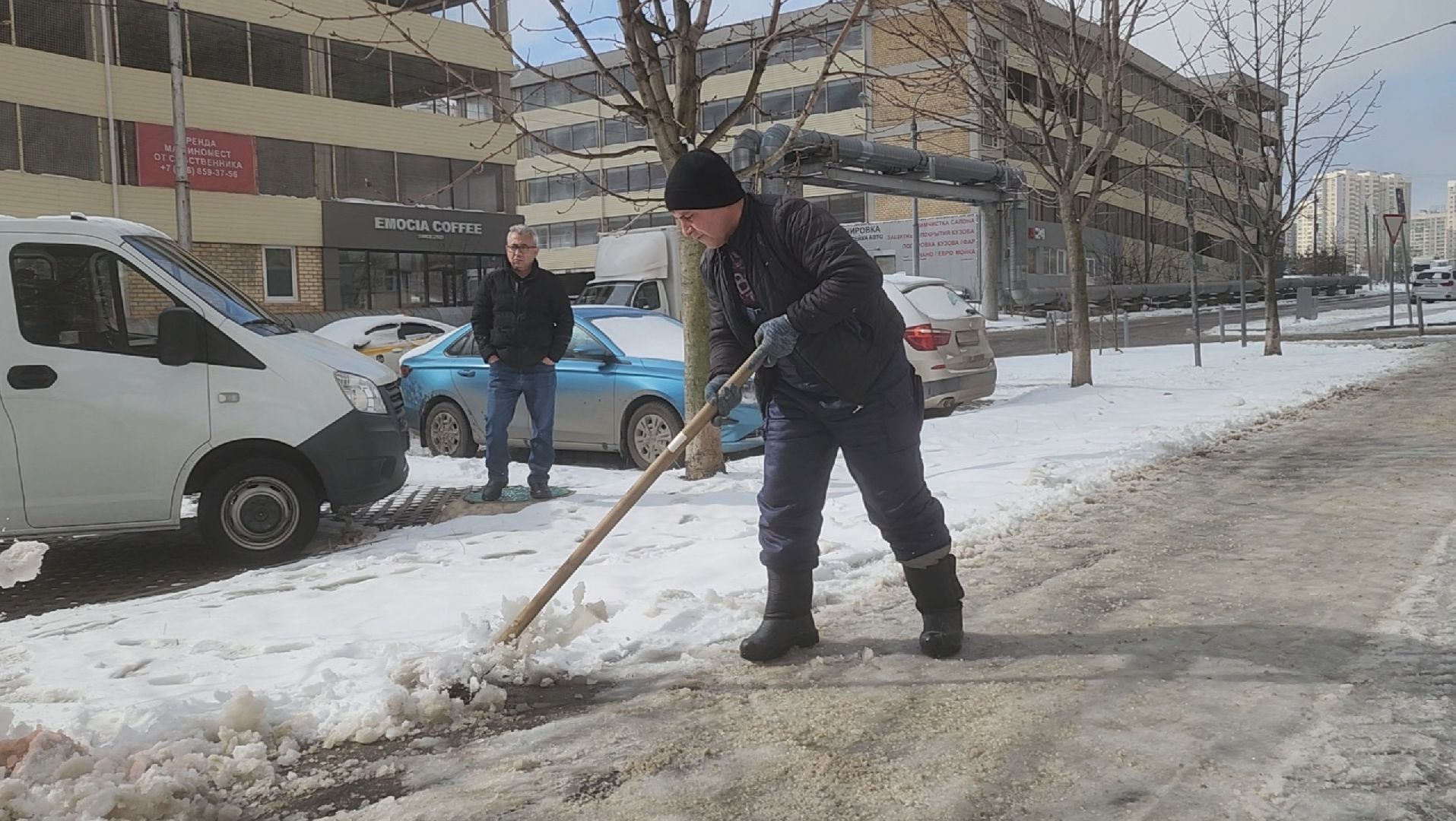 Уборка, Дороги, Снег, Тротуары,