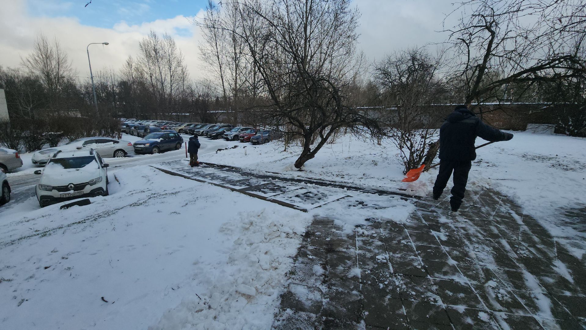 долгопрудный, уборка снега, дворники, коммунальщики, специальная техника, снегопад,