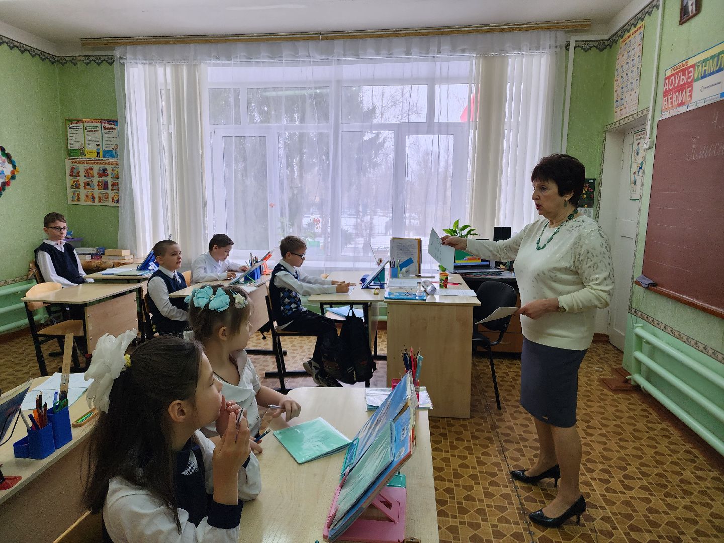 дети, школа-интернат, овз, учитель, шатура,почетный работник образования рф,