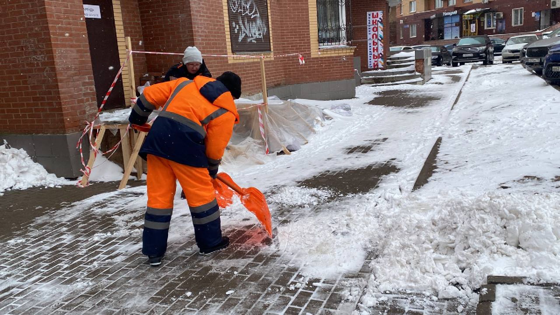 уборка улиц, Истра, благоустровйство,