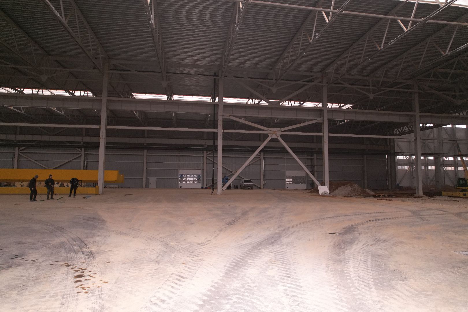 видео с коптера, строительство производственного предприятия в можайске,