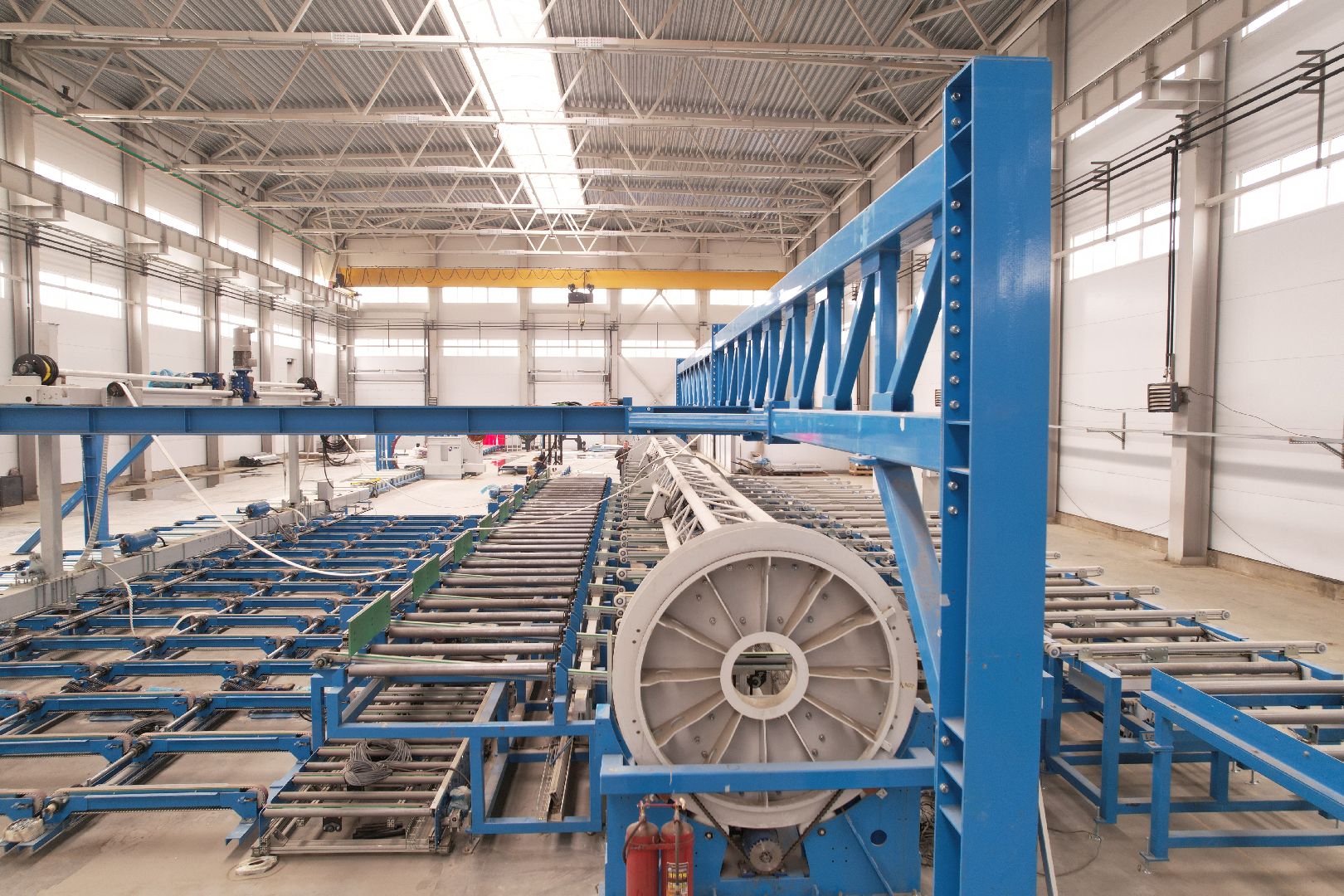 видео с коптера, строительство производственного предприятия в можайске,