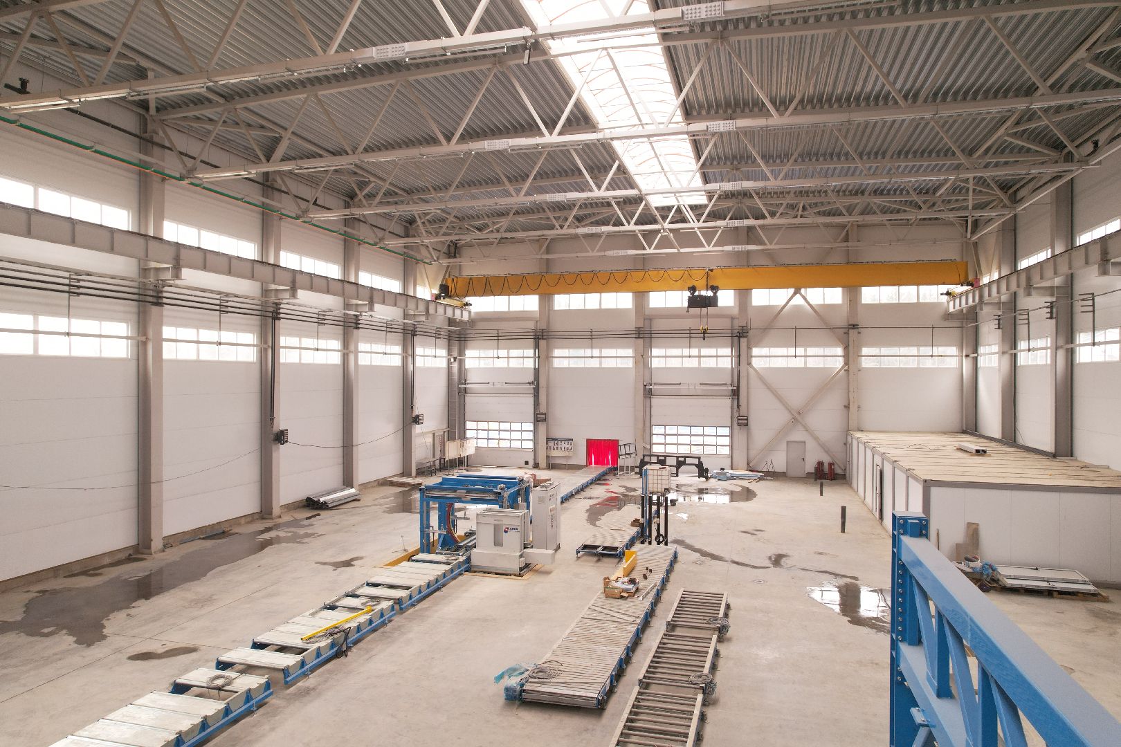 видео с коптера, строительство производственного предприятия в можайске,