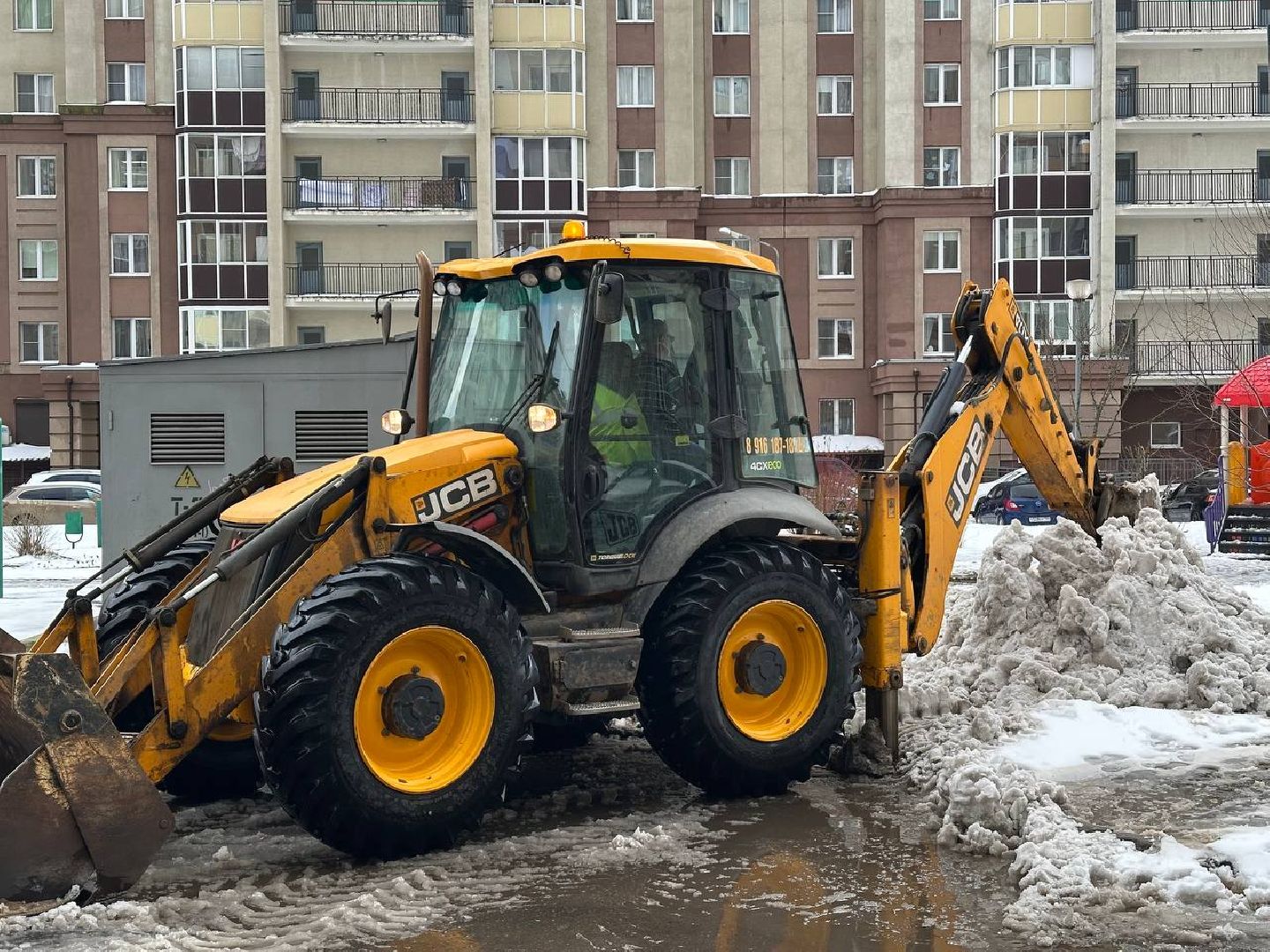 уборка снега, домодедово,