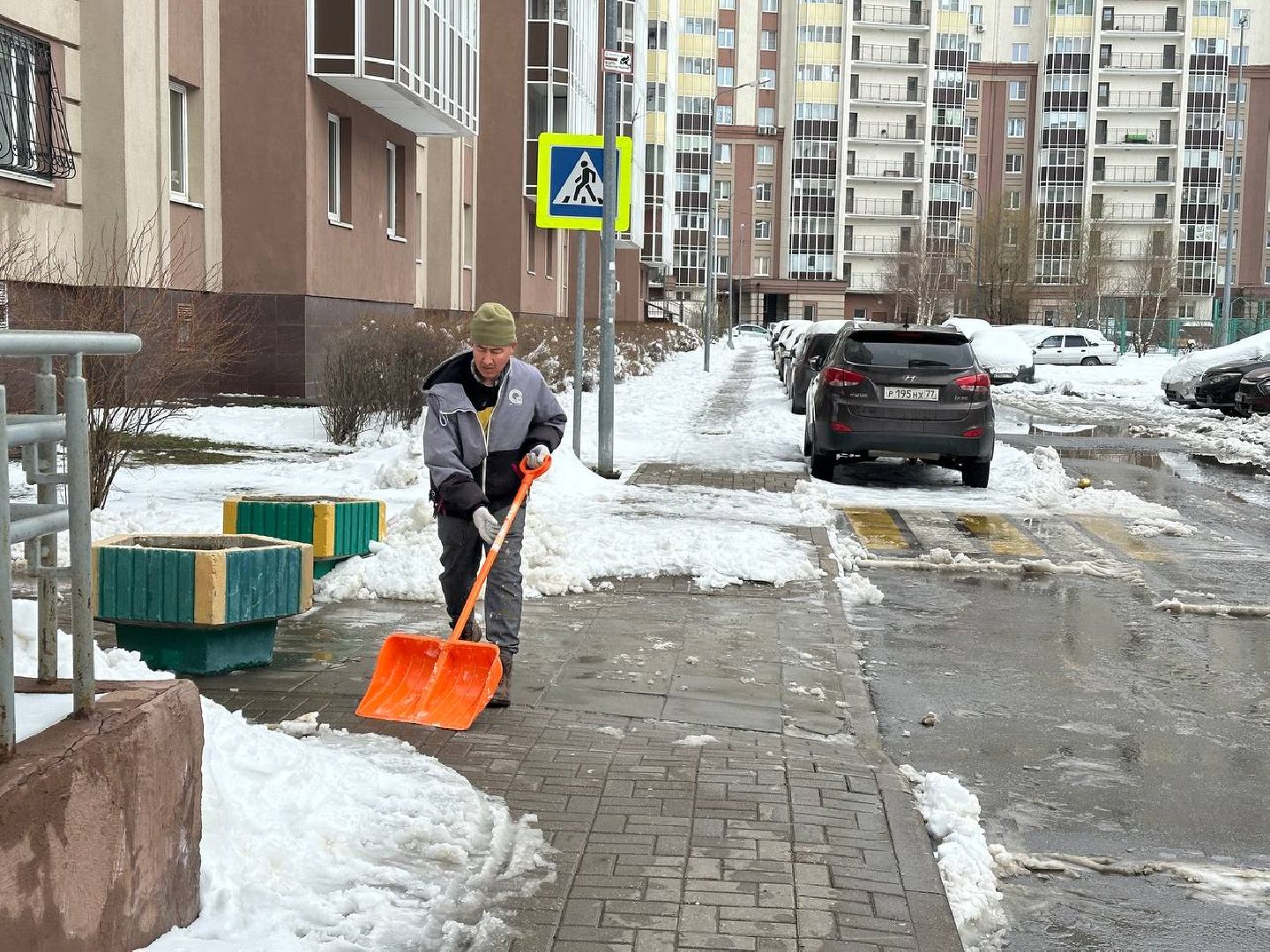 уборка снега, домодедово,