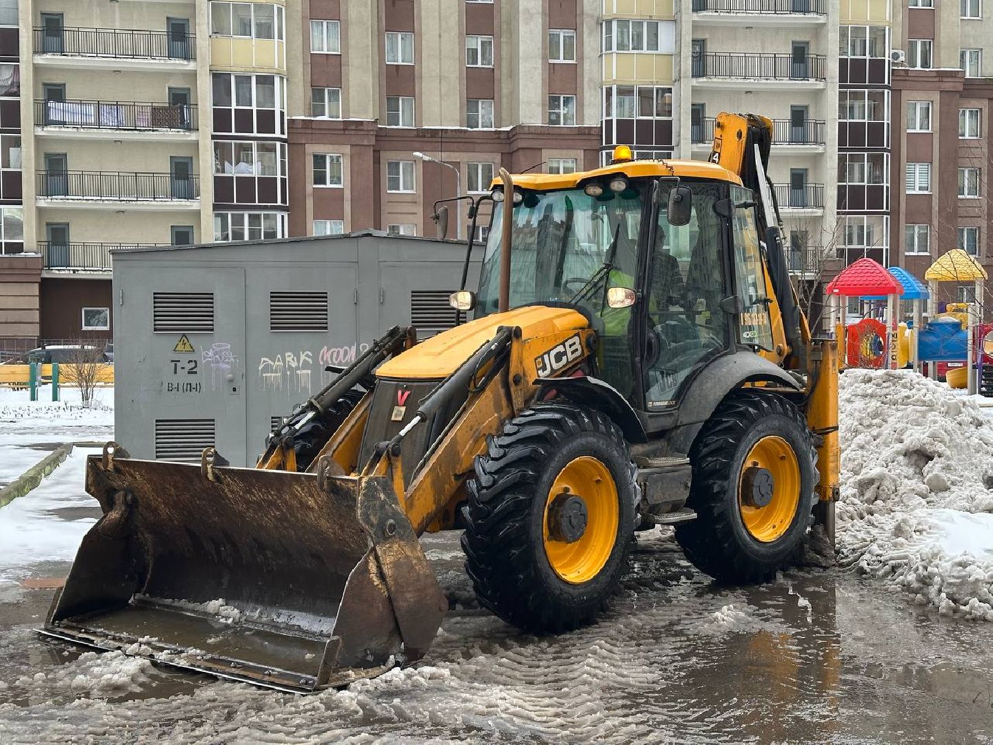 уборка снега, домодедово,