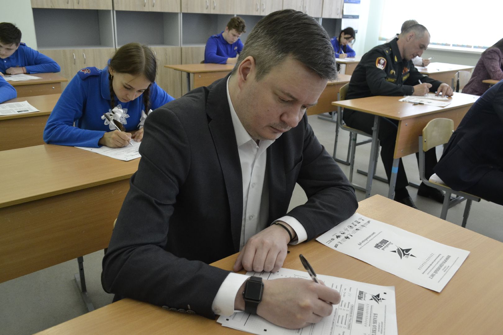 Балашиха, Подмосковье, диктант Победы, Великая Отечественная война, глава Балашихи, ОДОН, депутаты