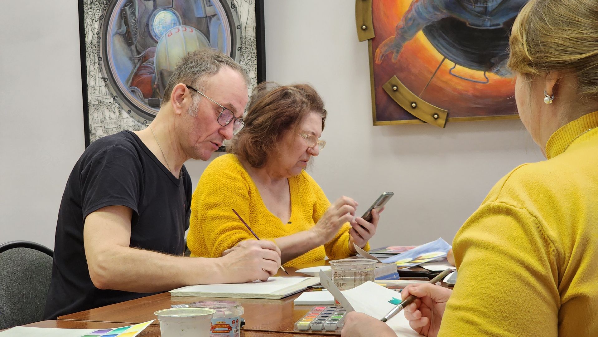 рисование, Галерея, Лобня,