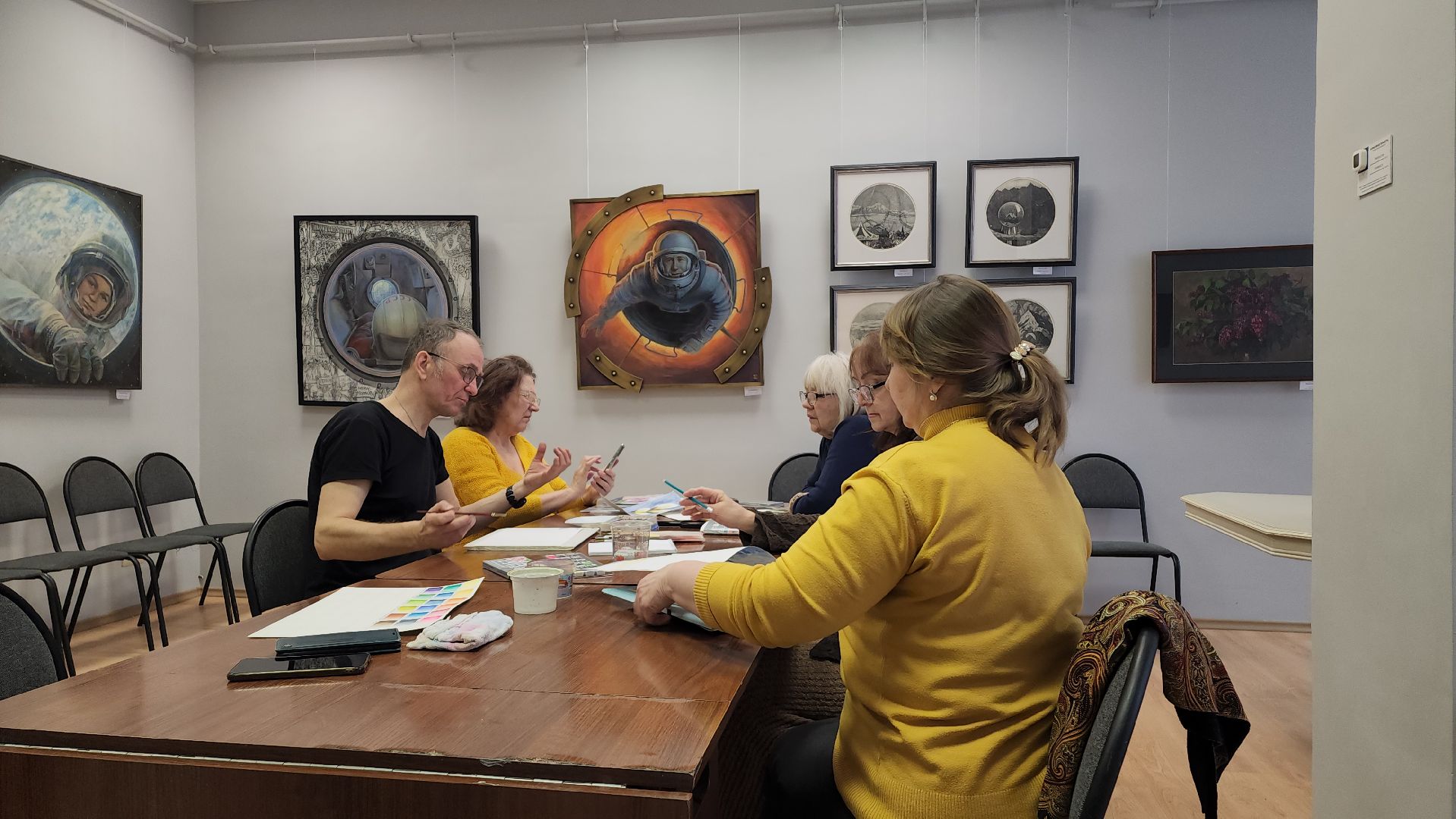 рисование, Галерея, Лобня,