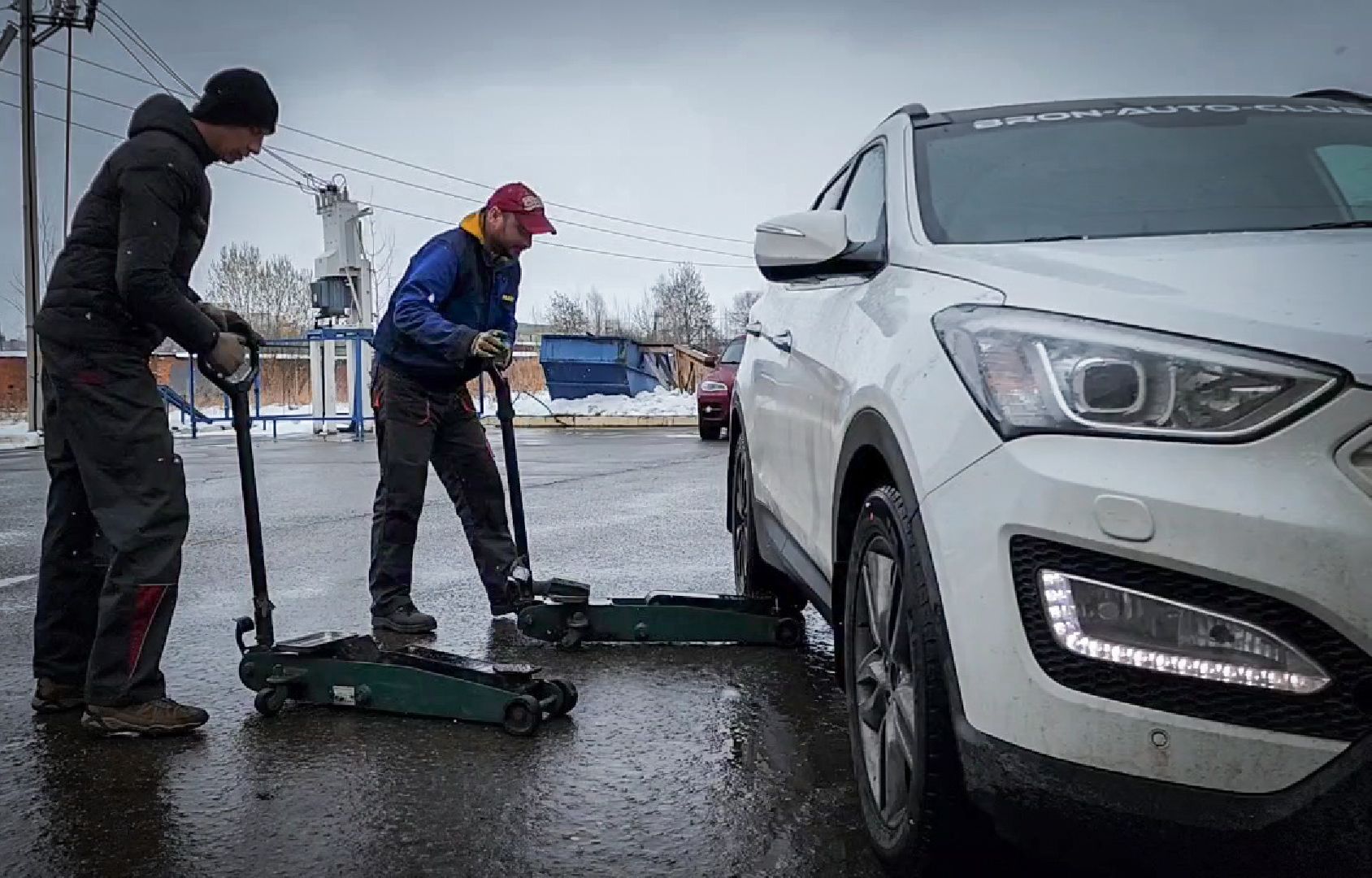 Бронницы, Шиномонтаж, Снегопад, Водители Бронниц,