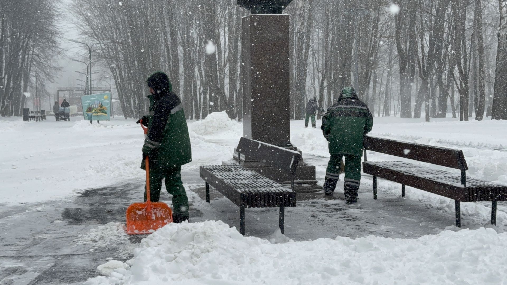 солнечногорск, уборка снега, снегопад, жители, коммунальная служба,
