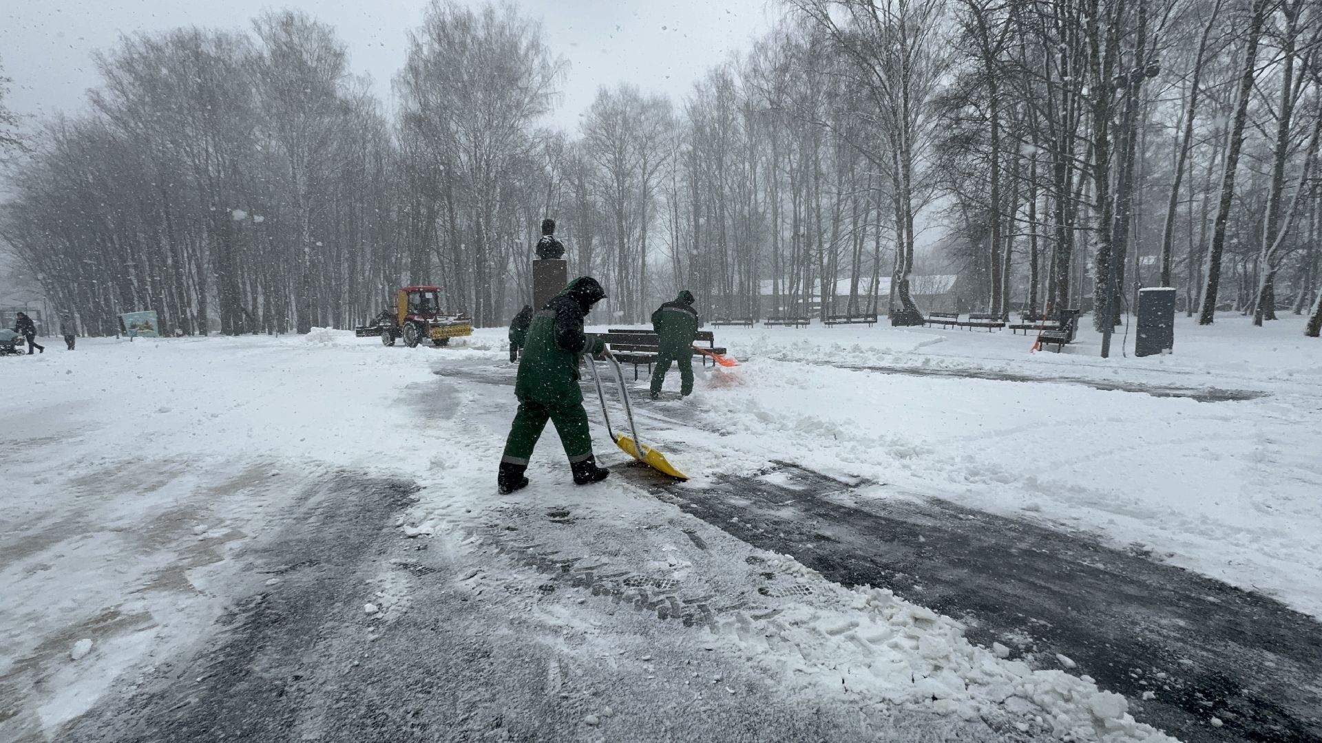 солнечногорск, уборка снега, снегопад, жители, коммунальная служба,