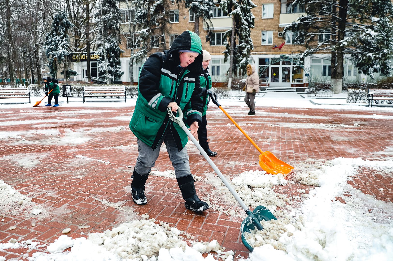 снег, уборка, жкх,