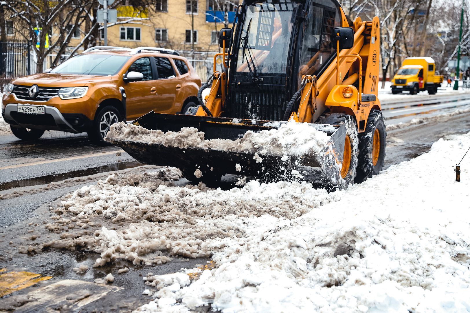 снег, уборка, жкх,