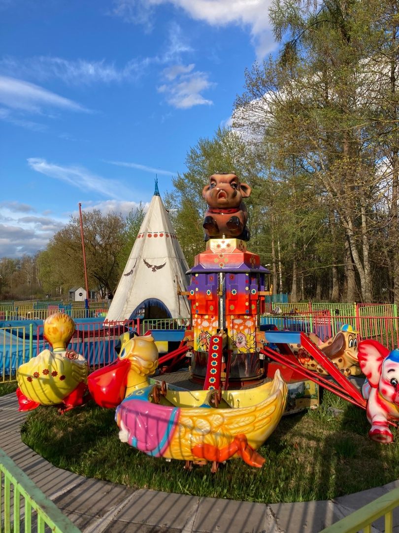 Солнечногорск, парк, дети, аттракционы, развлечения