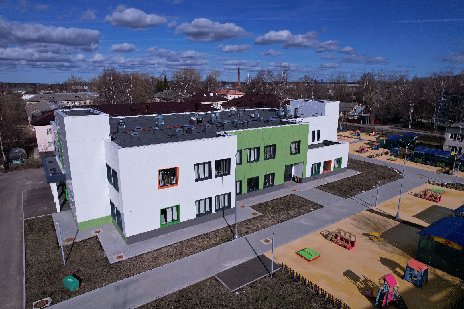 видео с коптера, дошкольное отделение 21, обучение детей с расстройством аутистического спектра,