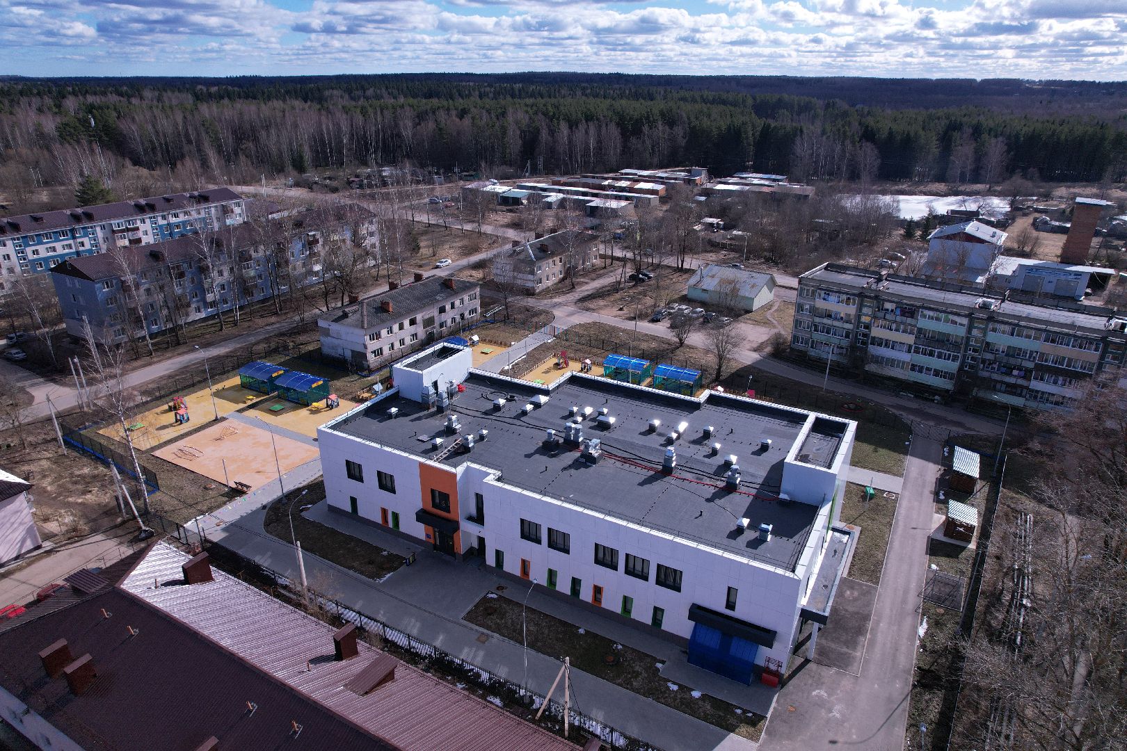 видео с коптера, дошкольное отделение 21, обучение детей с расстройством аутистического спектра,