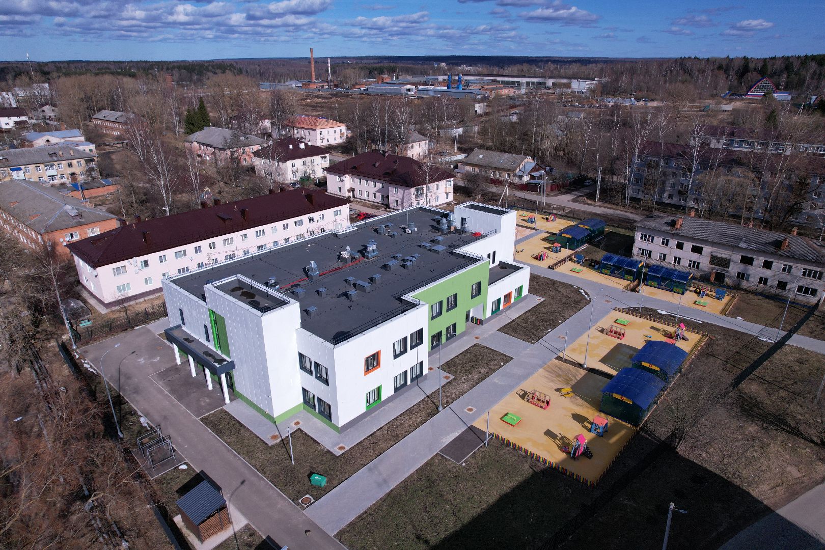 видео с коптера, дошкольное отделение 21, обучение детей с расстройством аутистического спектра,