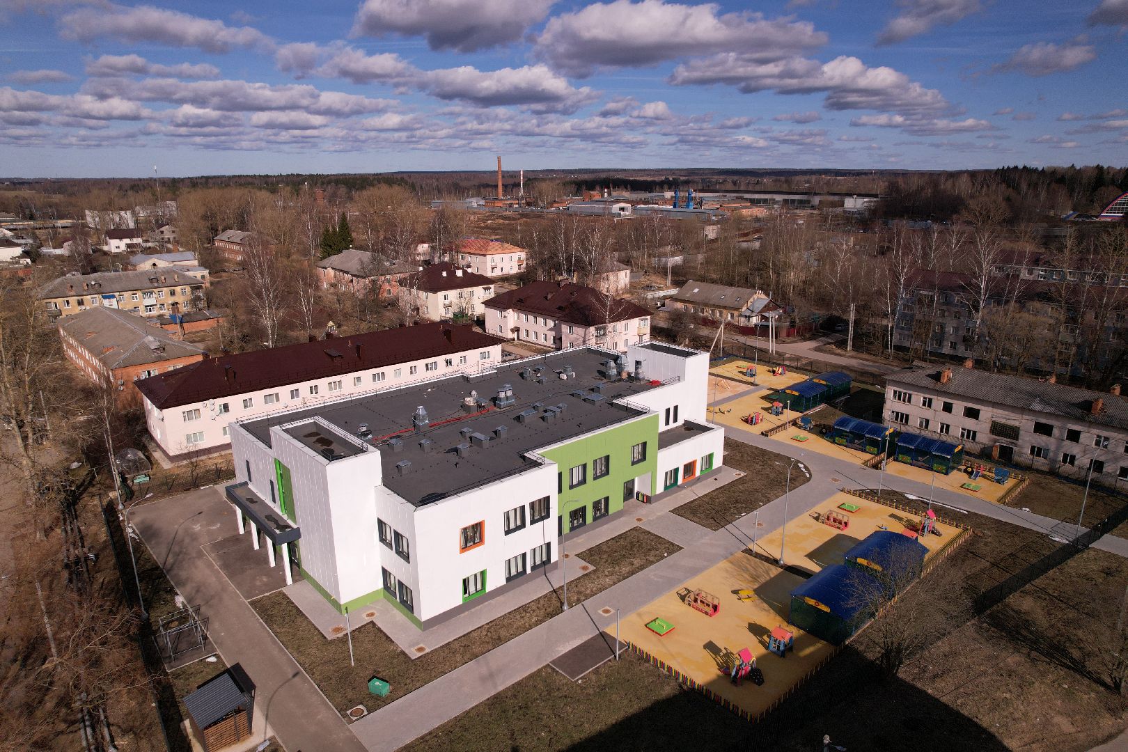 видео с коптера, дошкольное отделение 21, обучение детей с расстройством аутистического спектра,