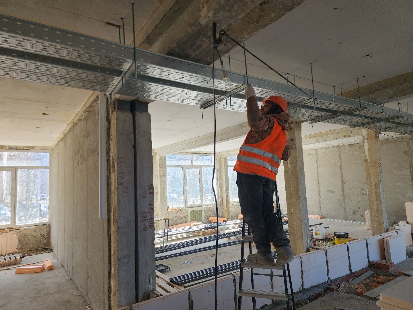 серпухов, подмосковье, капремонт школы,