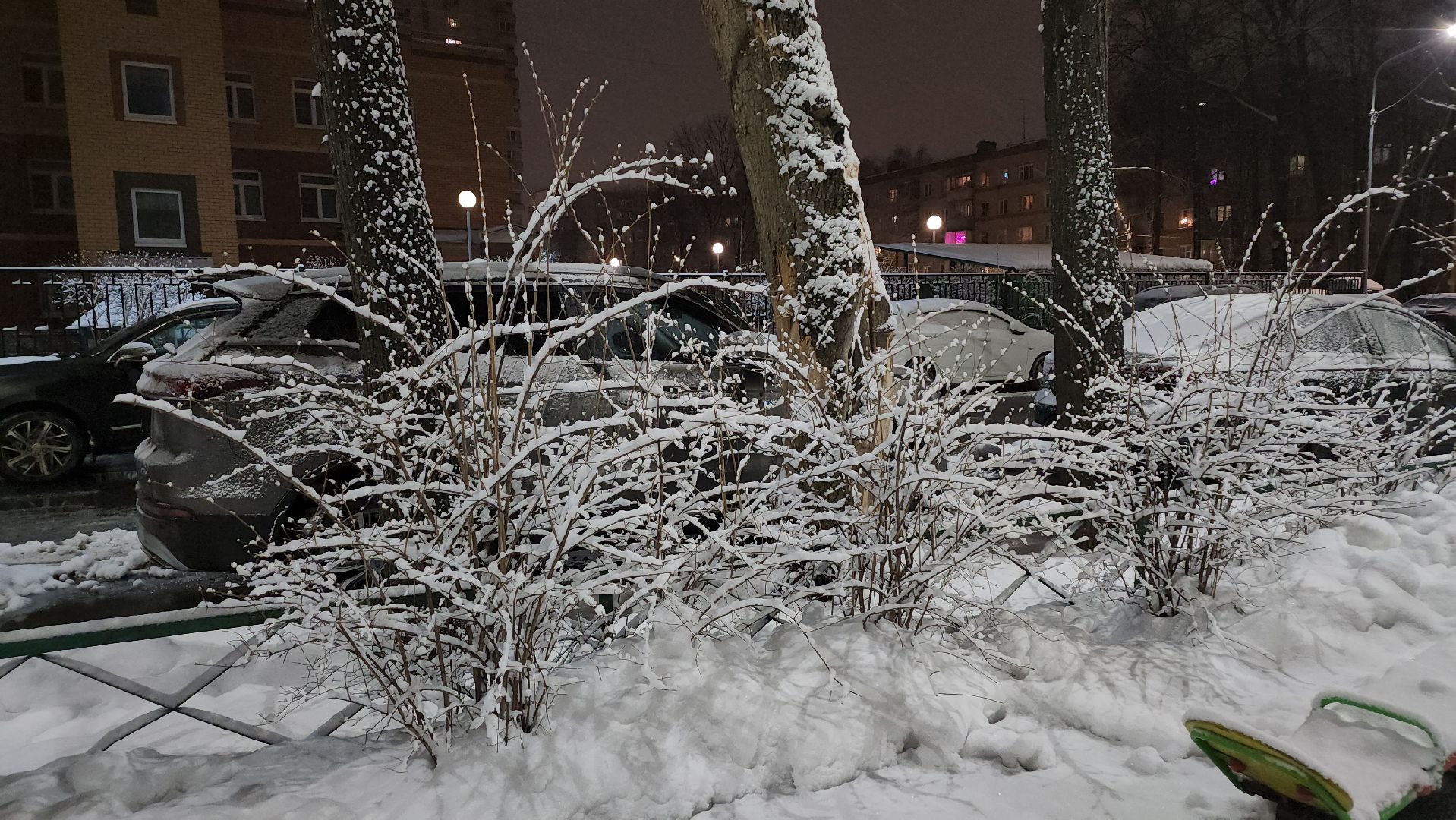 люберцы, сход снега, мокрый снег, автомобили,