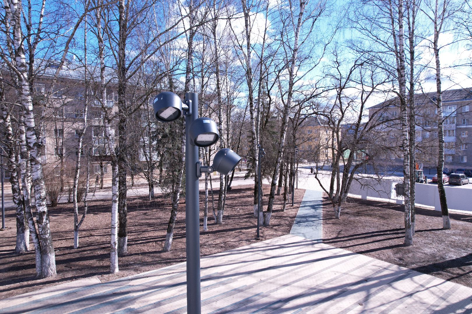 видео с коптера, площадь космонавтов в дубне, благоустройство дубны,