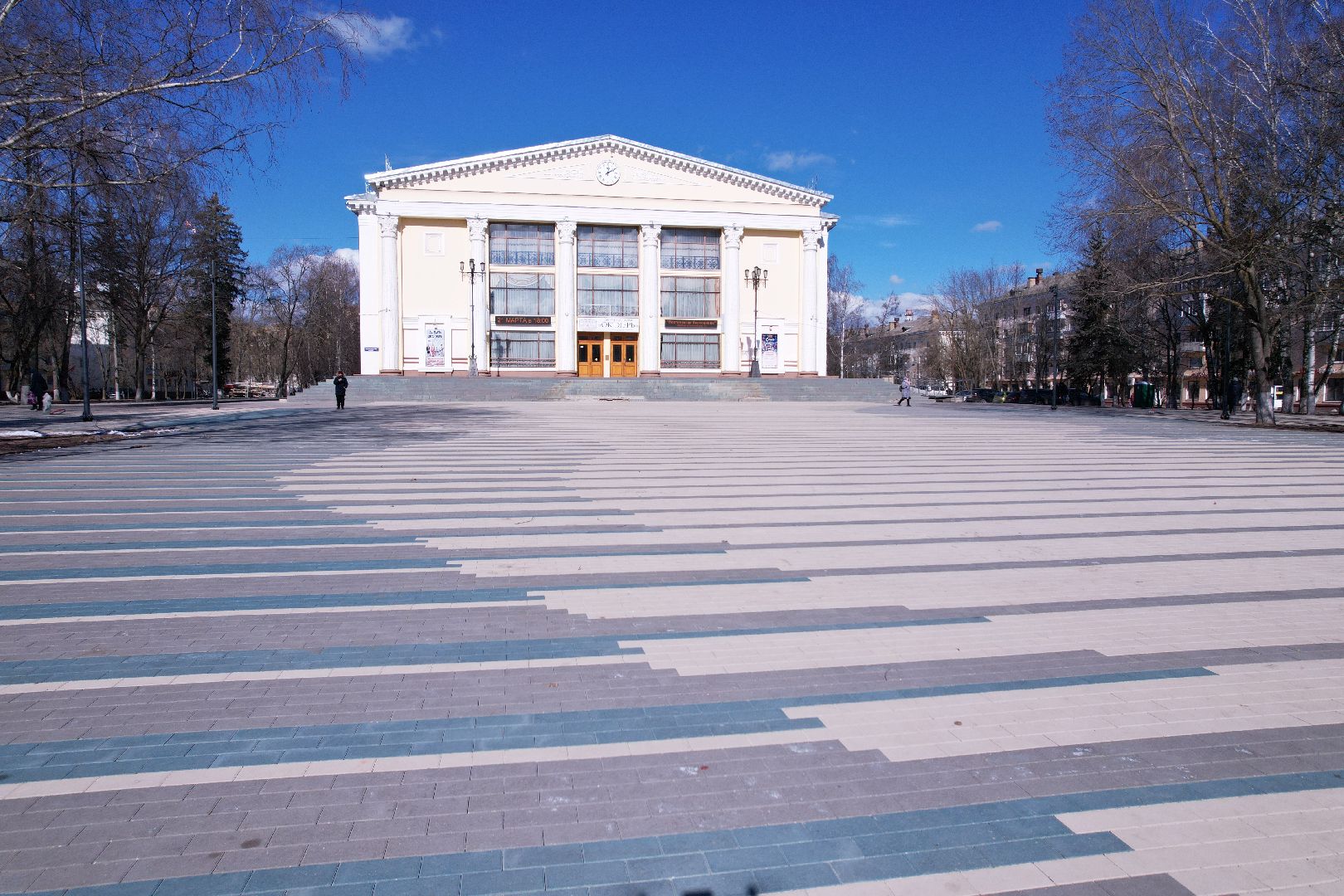 видео с коптера, площадь космонавтов в дубне, благоустройство дубны,