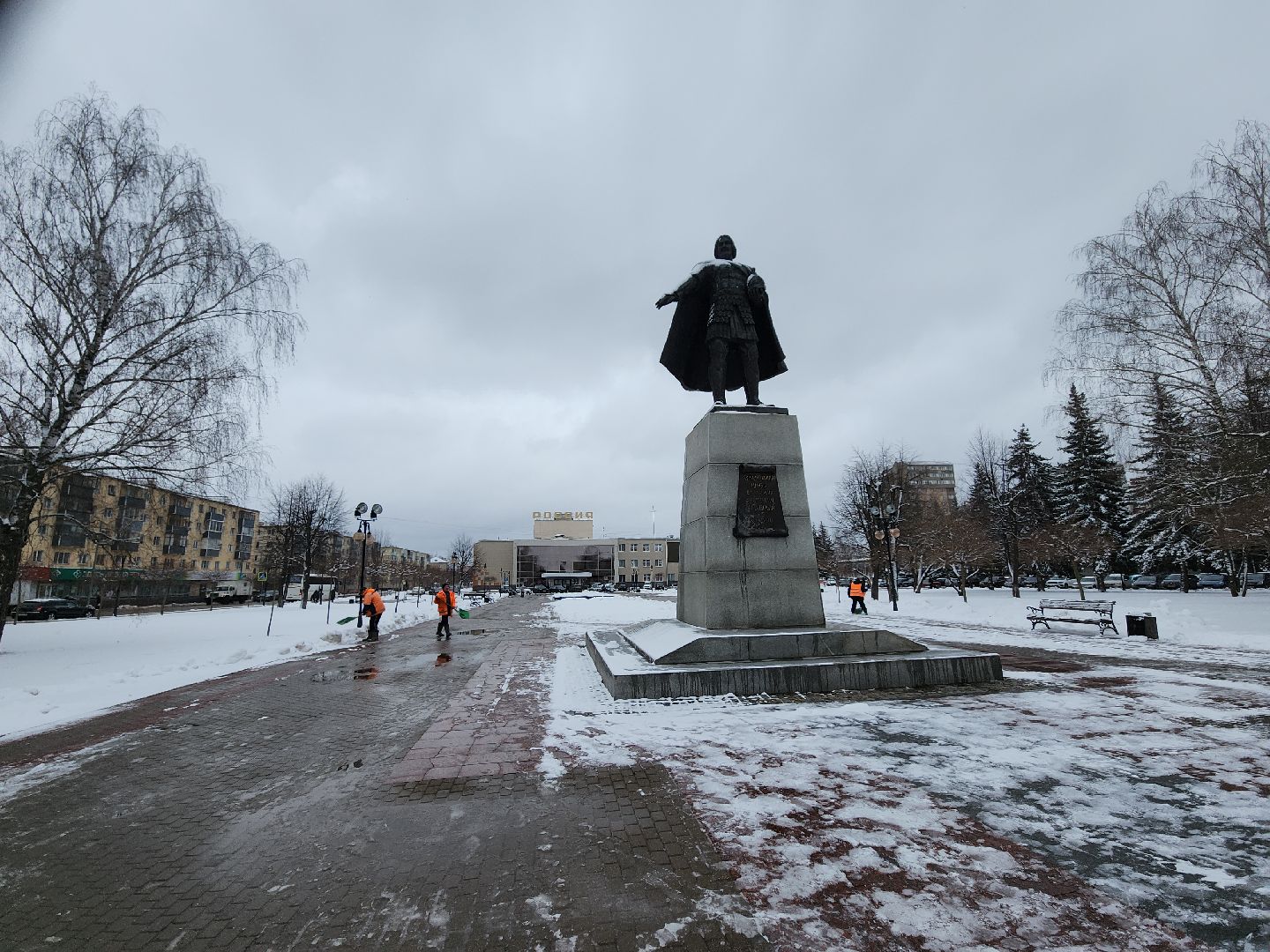 серпухов, подмосковье, уборка снега,