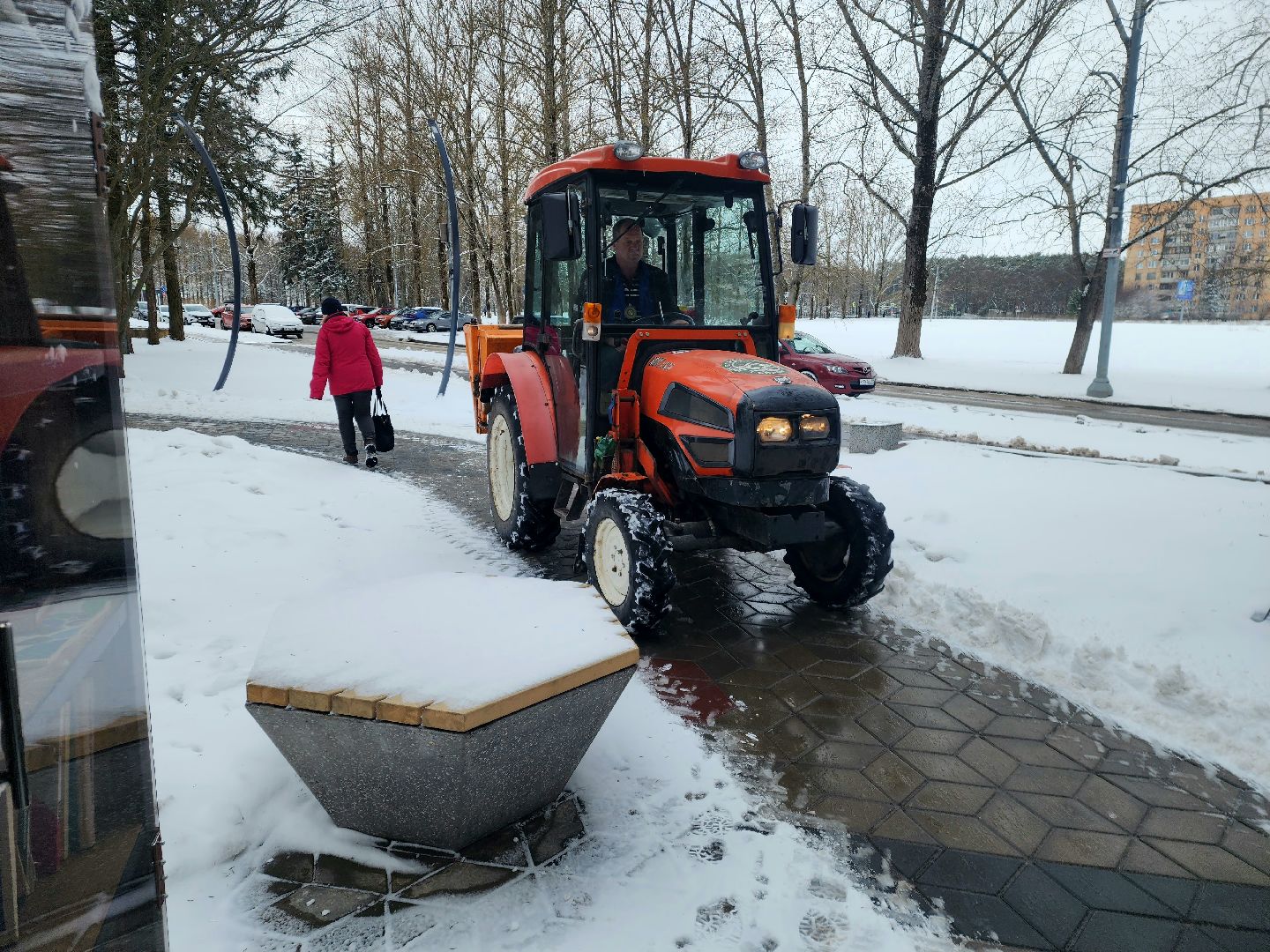 пущино, серпухов,уборка снега,