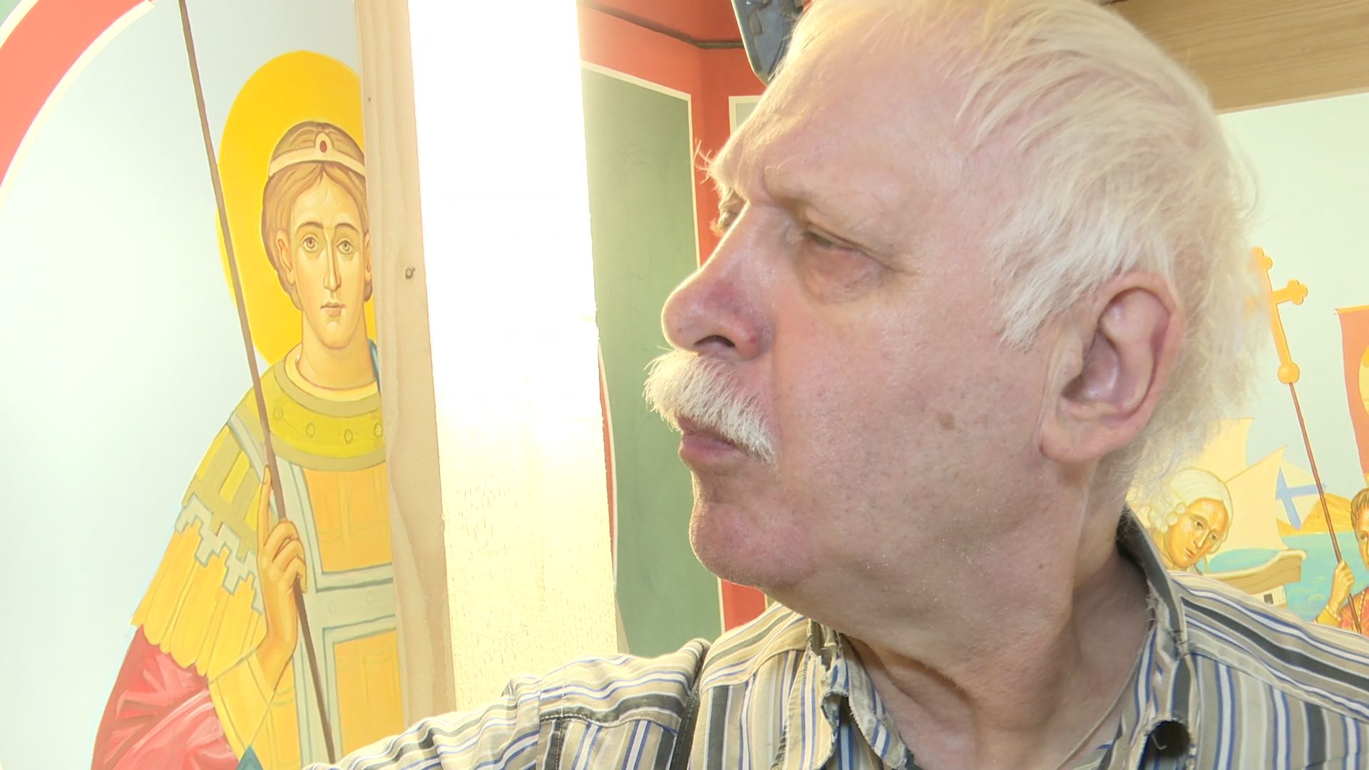 реутов, часовня, реконструкция, лики святых,